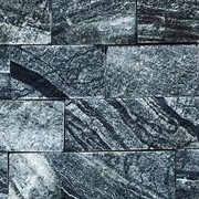 Панель из натурального камня Мрамор древесный серый 600х150 мм фотография