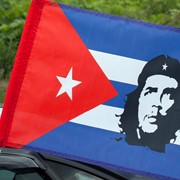 Автомобильный флаг Кубы «Че Гевара» c кронштейном 30x40 см фото