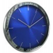 Алюминиевые настенные часы ( 304mm (12 ) синий циферблат) фото