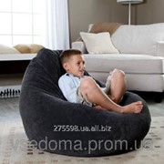 Велюровое детское кресло мешок груша 100*75 см