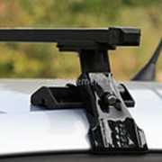 Багажник на крышу Пежо 605 (Peugeot 605) седан, в штатные места, стальные поперечины 135см, Евродеталь. фотография