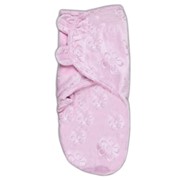 Конверт Summer Infant Конверт на липучке Swaddleme® Lux Velboa , размер S/M, розовый/цветы фото