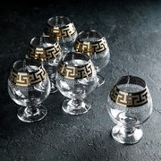 Набор бокалов для бренди «Греческий узор», 400 мл, 6 шт фотография
