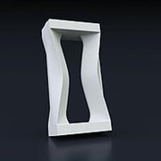 Декоративный 3D блок для перегородки из гипса (модель 04)