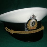 Фуражка офицерская летняя, ВМФ России, производство форменных головных уборов, пошив, продажа, фуражки военные