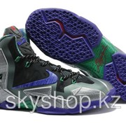 Кроссовки Nike LeBron XI 11 Blue Black Purple Elite 2014 40-46 Код LBXI08 фотография