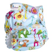 Многоразовый подгузник GlorYes! CLASSIC+ Зоопарк 3-18 кг + два вкладыша фото