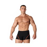 Плавки-шорты мужские SHEPA, 051, Черно-оранжевый, S фото
