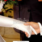 Перчатки свадебные фотография
