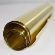 Фольга латунная 0.09x250 мм фото