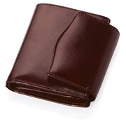 Портмоне с отделениями для кредитных карт и монет, коричневый фото