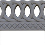 Форма для производства бетонных оградок (ограждений) №6 “Кольца“ фото
