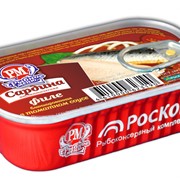 Сардина атлантическая филе бланшированная в томатном соусе, банка Club c ключом easy open фото