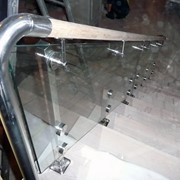 Лестничные ограждения со стеклом фото