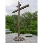 Деревянные Временные Кресты широкий выбор (сосна, дуб) фото