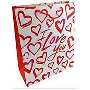 Пакет 350792 подарочный "Я тебя люблю !" с ручками см_18*23*10 ( 1 шт.)