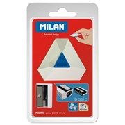 Набор: ластик PPM14 + точилка Milan BASIC фото