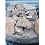 Природный камень плитняк галтованный Светло-Корич. фото