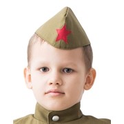 Аксессуар для праздника Фабрика Бока Пилотка солдата детская, 52 см