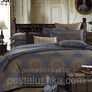 Комплект постельного белья La scala сатин печатный B-18 Двуспальный Евро фотография
