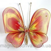 Декоративная Средняя бабочка полосатая рыжая фотография