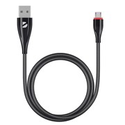 Дата-кабель Deppa Ceramic USB - micro USB 1м черный фотография