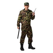 Костюм “ФРЕГАТ“ для охранника: куртка, брюки КМФ зелёный фотография