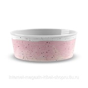 Миска для животных Desert Wash, бело-розовая, 950мл TARHONG фотография