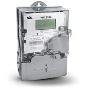 Многотарифный однофазный электронный счетчик электрической энергии NIK 2104 фотография