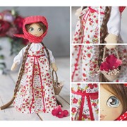Интерьерная кукла «Василина», набор для шитья, 18 × 22.5 × 2.5 см фотография