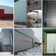 Ангарные ворота, промышленные ворота фото