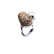 Золотое кольцо с бриллиантами — К 1672 фотография