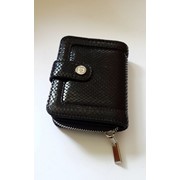 Кожаный женский кошелек mini фото