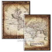 Обложка для паспорта Карта мира Артикул: 038001обл011 фотография