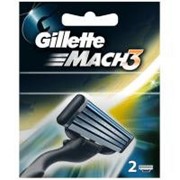 Сменные кассеты Gillette Mach 3 2 шт (3014260251970) фото