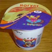 Йогурт персик-маракуйя Вильюша фотография