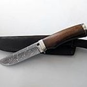 Нож “Пантера“ дамасская сталь с никелем фото
