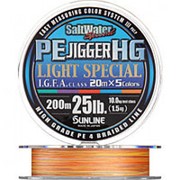 Плетёный шнур Sunline PE JIGGER HG LIGHT SPECIAL 0,148мм 200м фото
