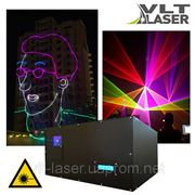Лазерный проектор для шоу (V поколение). Цветной, 10000мвт. 3D софт и контроллер. Наличие DMX, ILDA, USB, SD. фото