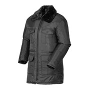 5218М Куртка зимняя Охранник п/а черный фотография