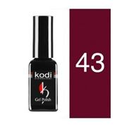 Гель-лак Kodi 7 ml №43 (бордовый, эмаль) фотография