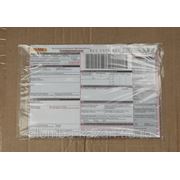 Самоклеющийся пакет для сопроводительных документов (прозрачный) тип ЮНИПАК 230х325мм. фото