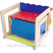 Игрушка столик со стульчиком-контейнером для игрушек фото