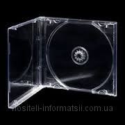Бокс для 1-CD диска Jewel Сlear case, прозрачный трей фото