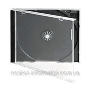 Бокс для 1-CD диска Jewel case 10 мм, чёрный трей (CMC Magnetics) фото
