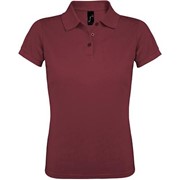 Рубашка поло женская PRIME WOMEN 200 бордовая, размер XL фотография