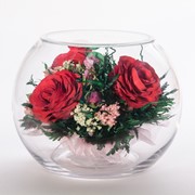 Роза в стекле tm FIORA BMs-Rr1-33810 фото