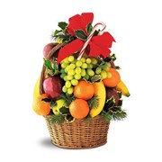 Корзина подарочная с фруктами
