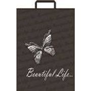 Пакет ламинированный “Beautiful life“ с петлевой ручкой фото