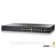 Коммутатор Cisco SB SG 200-26P 26-port Gigabit PoE Smart Switch (SLM2024PT-EU)